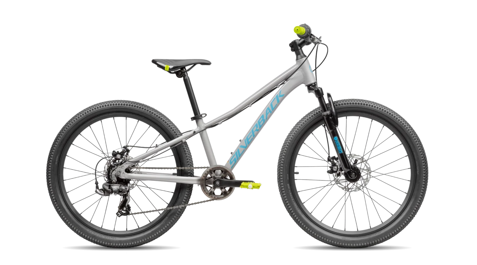 SILVERBACK SPYKE 24D BATTLESHIP GREY GYMPIE BIKES